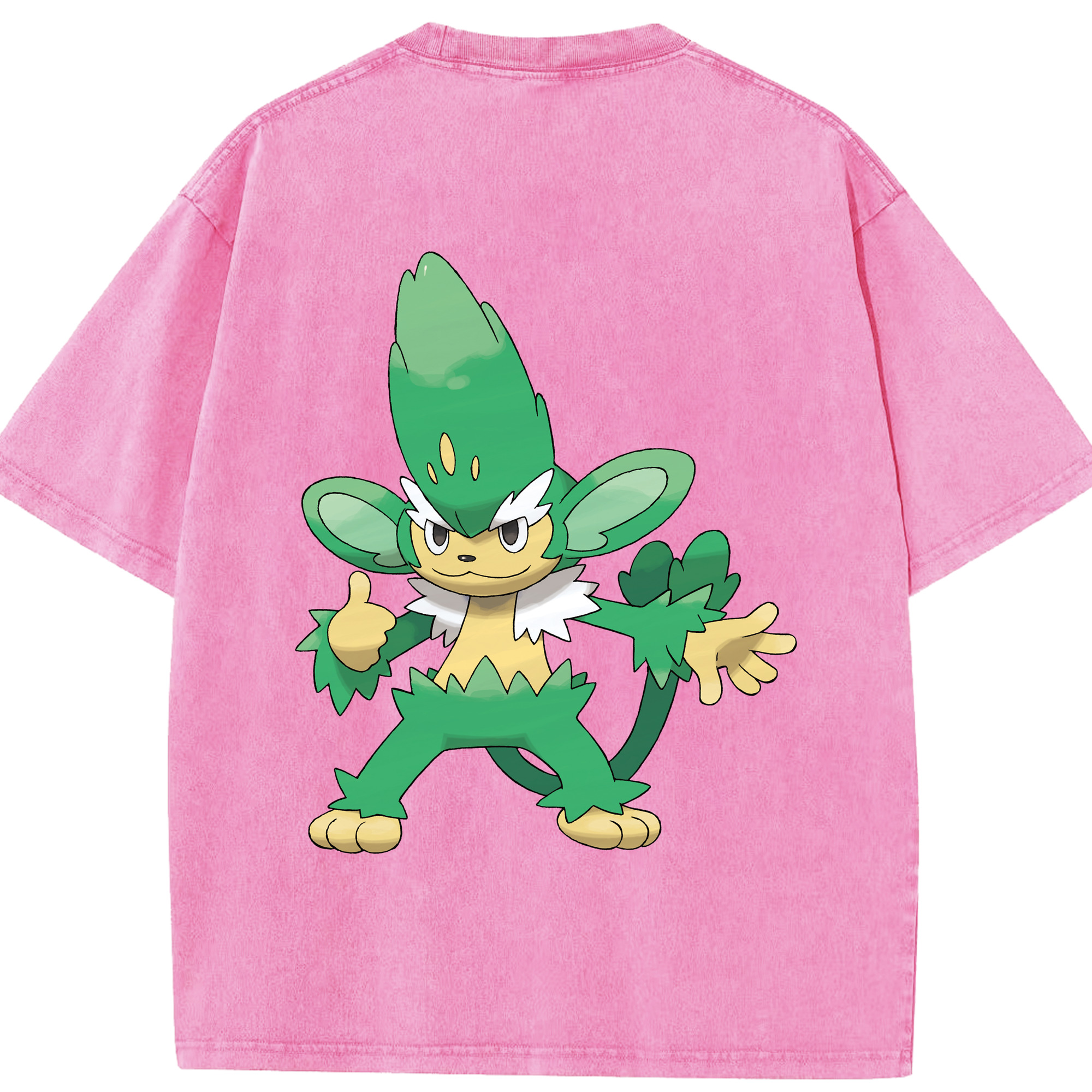 （画像用） ポケットモンスター Pokémon 綿100% ヴィンテージ風 半袖Tシャツ（背面プリント）